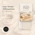 1000 Money Affirmations for Women