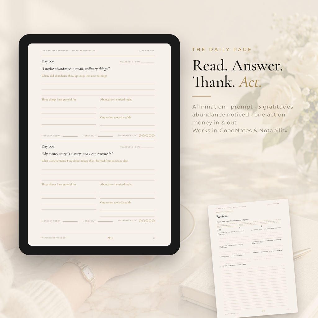365 Days of Abundance Journal