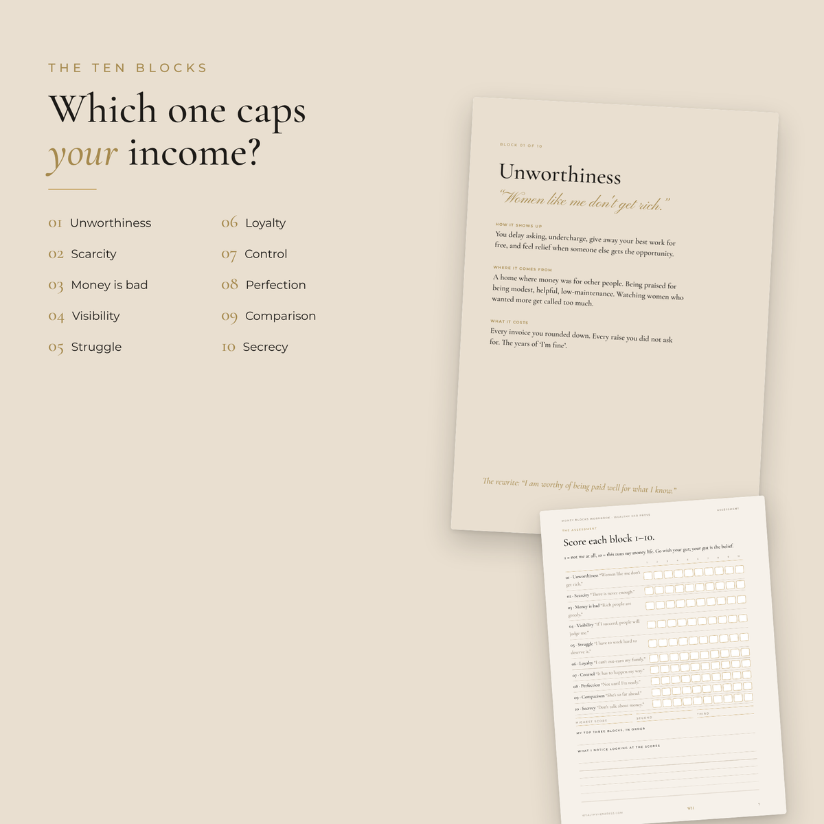 Money Blocks Workbook
