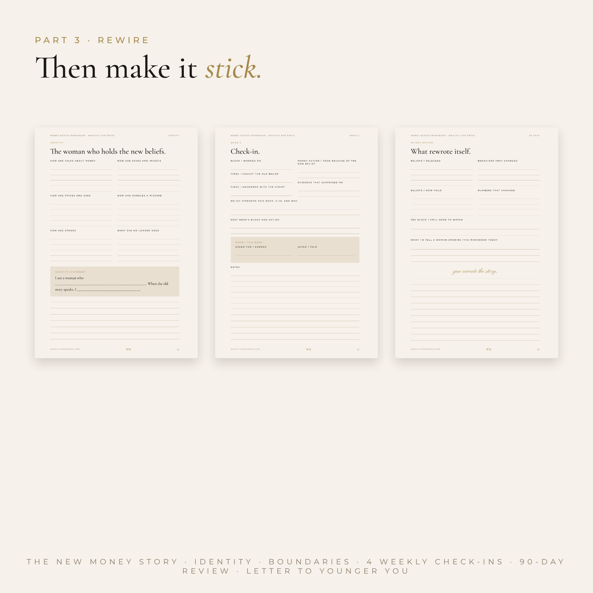 Money Blocks Workbook