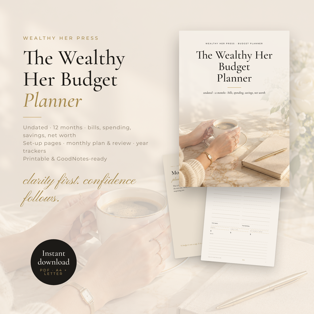 The Wealthy Her Budget Planner (Undated)
