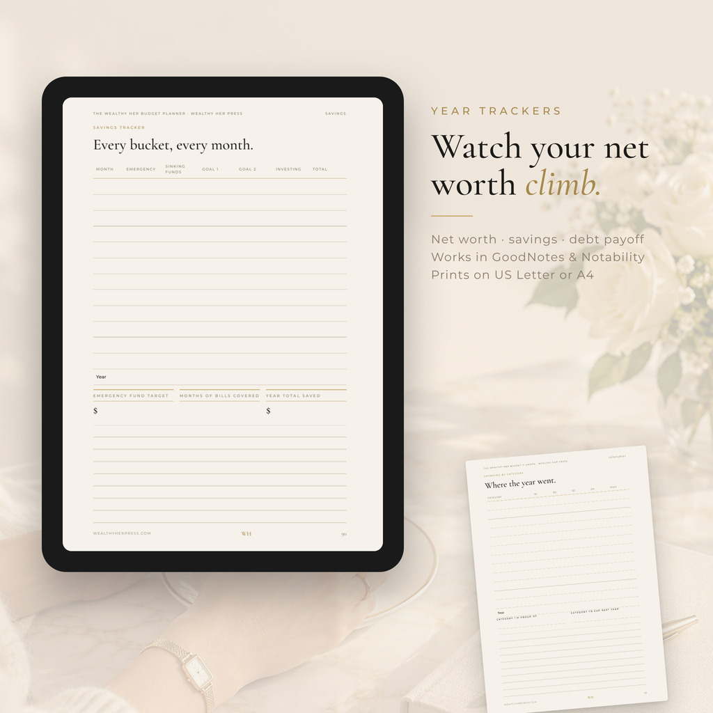 The Wealthy Her Budget Planner (Undated)