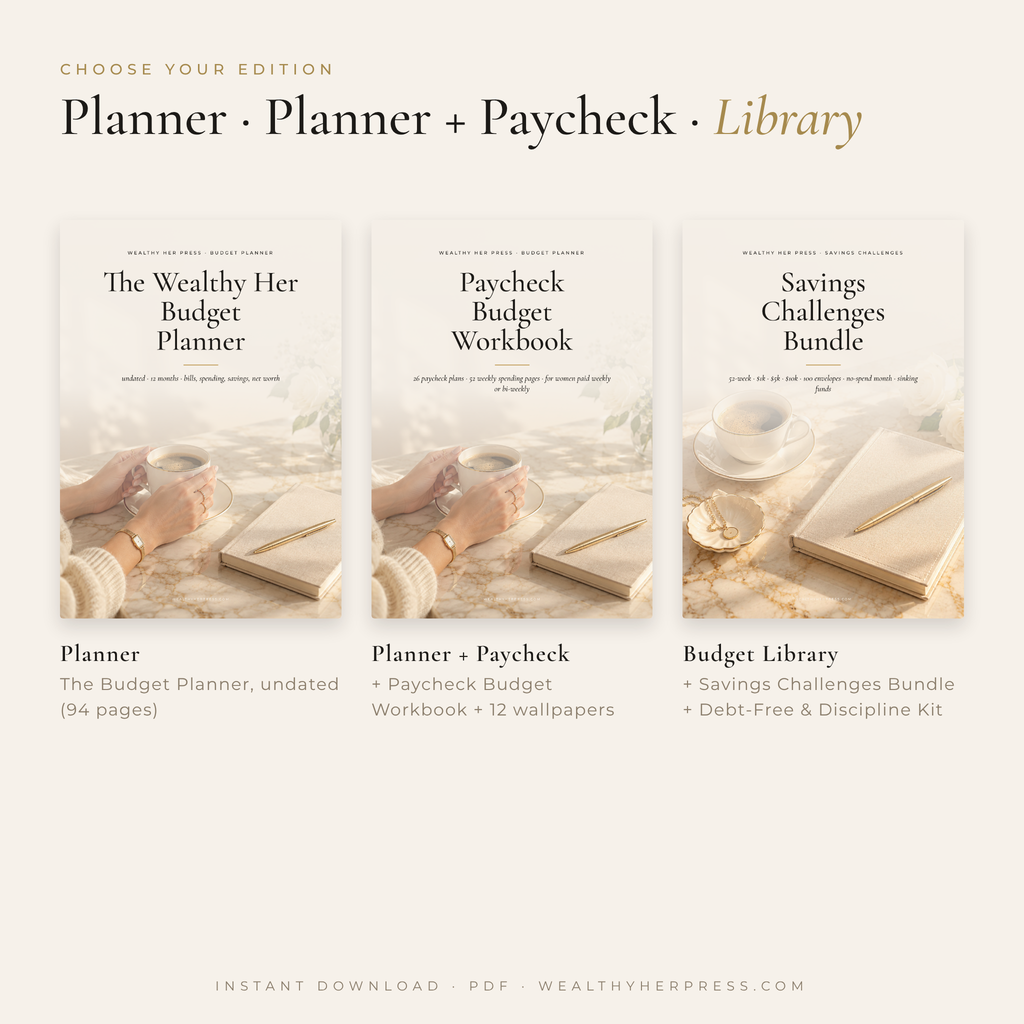 The Wealthy Her Budget Planner (Undated)
