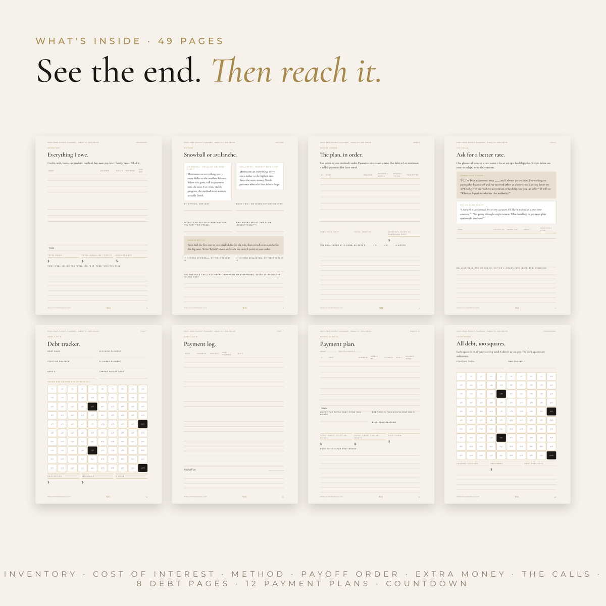 Debt-Free Payoff Planner