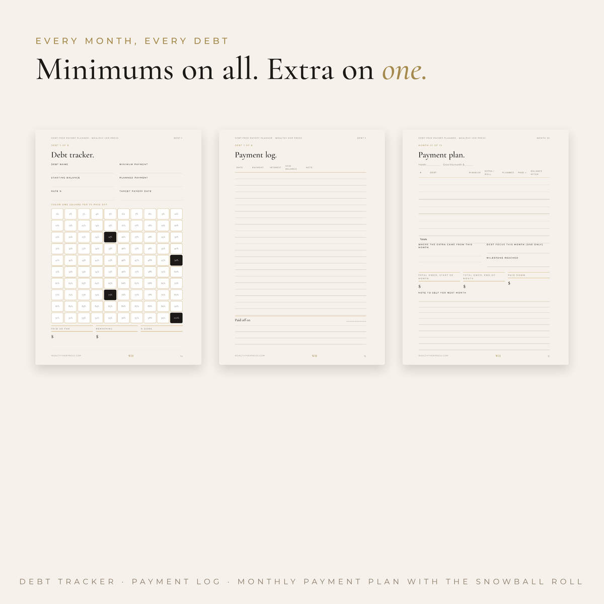 Debt-Free Payoff Planner