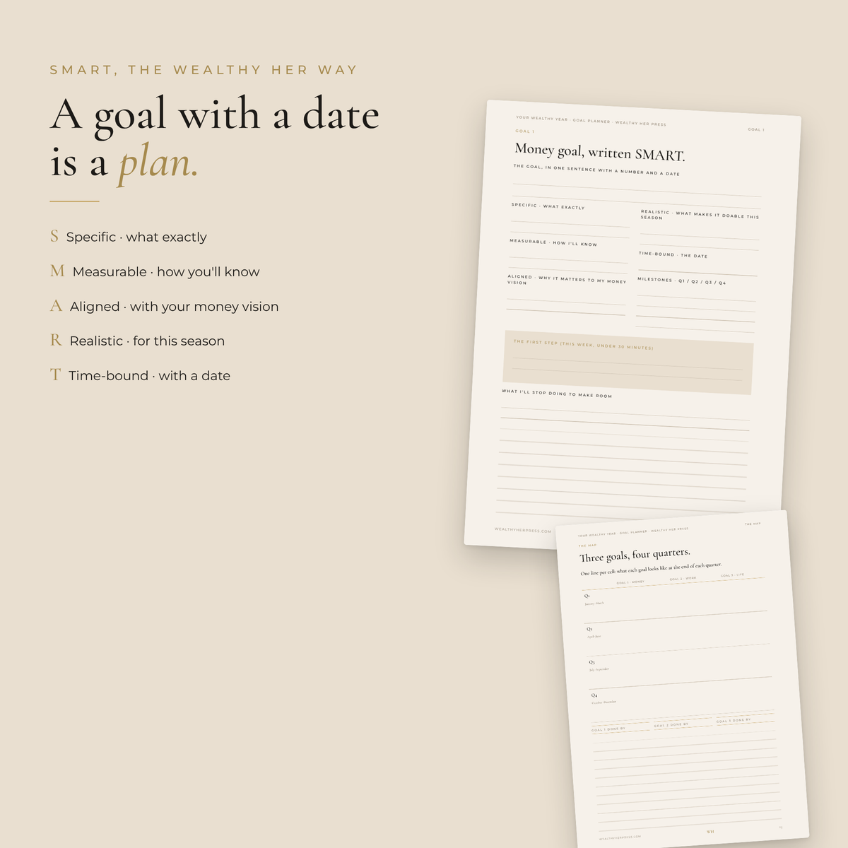 Your Wealthy Year — Goal Planner
