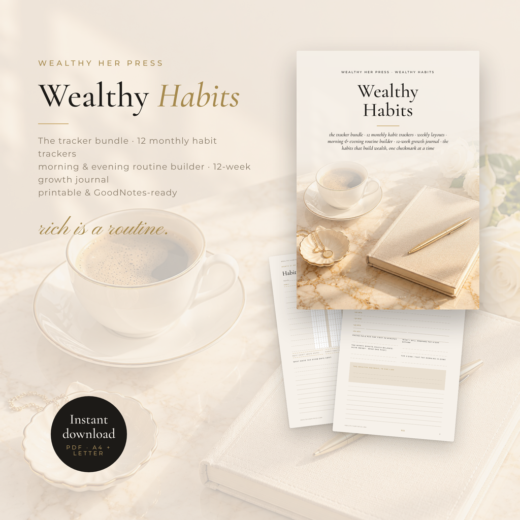 Wealthy Habits Tracker Bundle