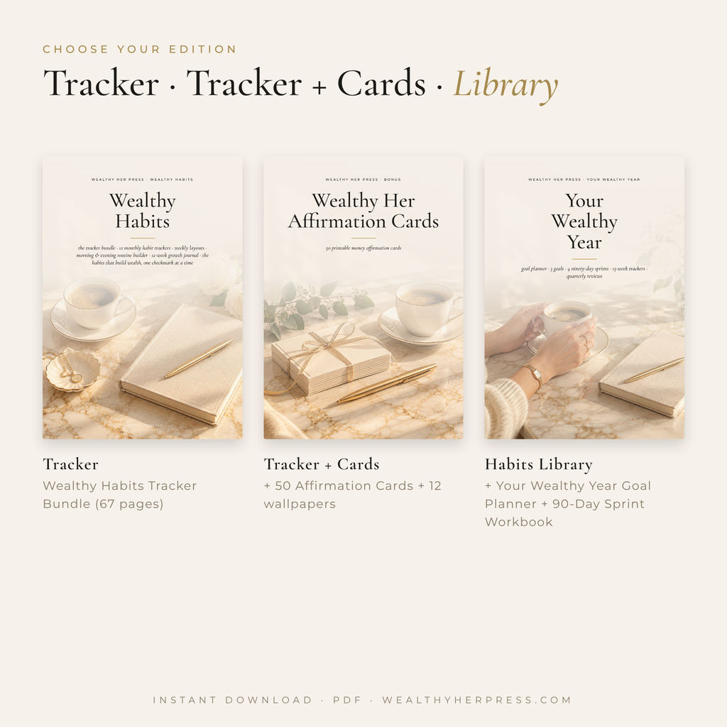 Wealthy Habits Tracker Bundle