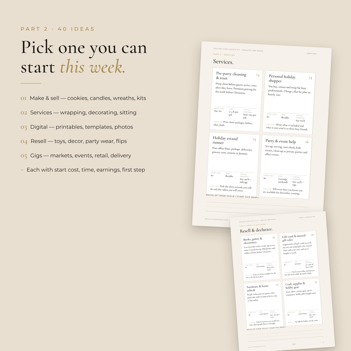 Holiday Side Hustle Kit
