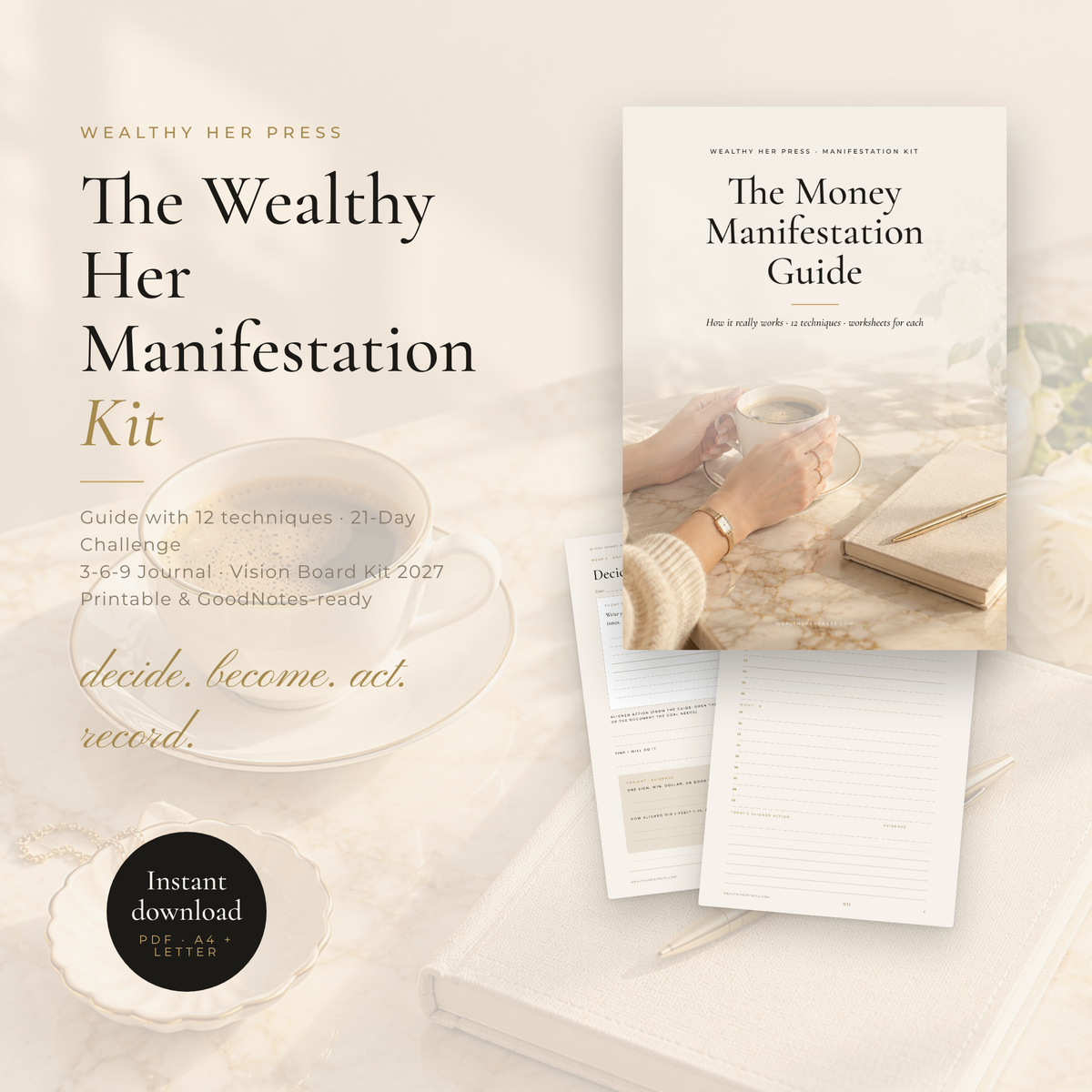 The Wealthy Her Manifestation Kit