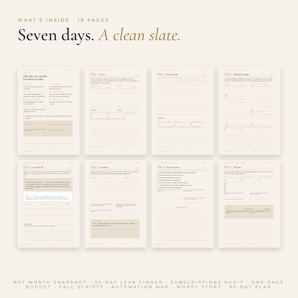 7-Day Money Reset